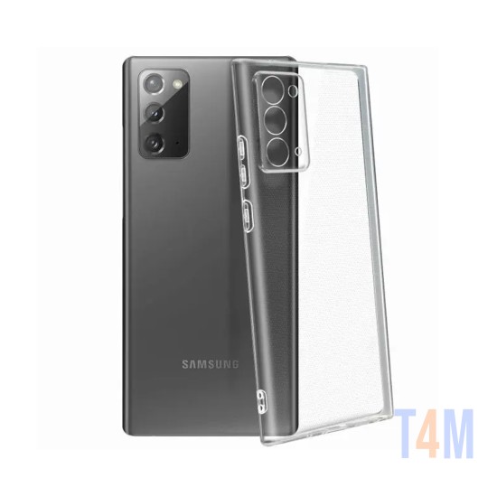 Capa de Silicone 360º para Samsung Galaxy Note 20 Transparente